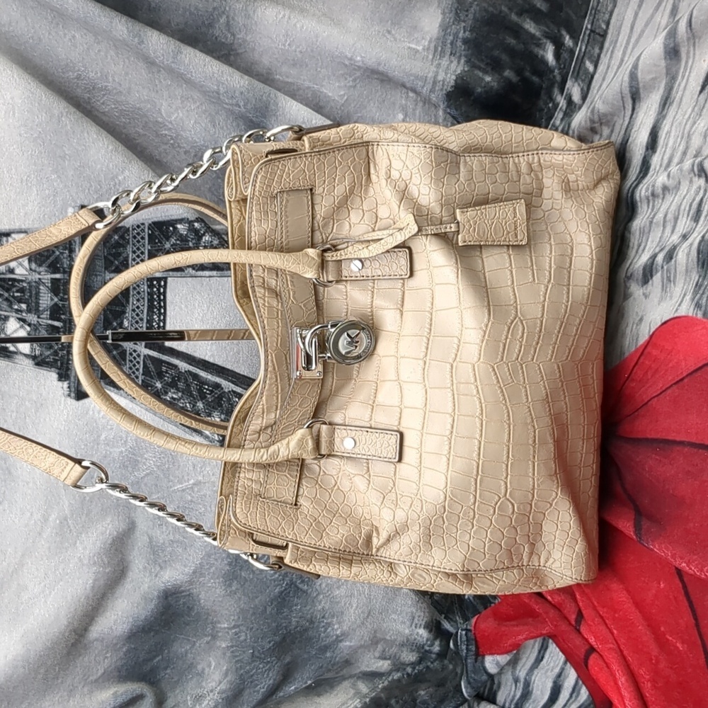 Michael Kors croc Hamilton